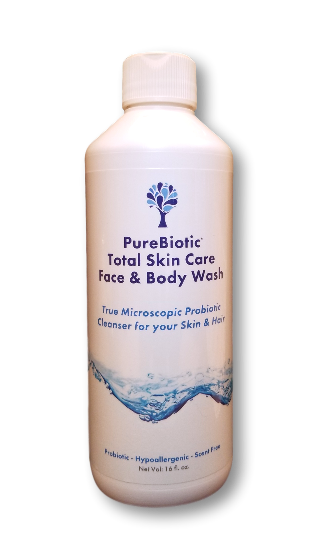 PureBiotic Total Skin Care Face & Body Wash - Scent-Free - 500 ml (16.91 fl. oz)