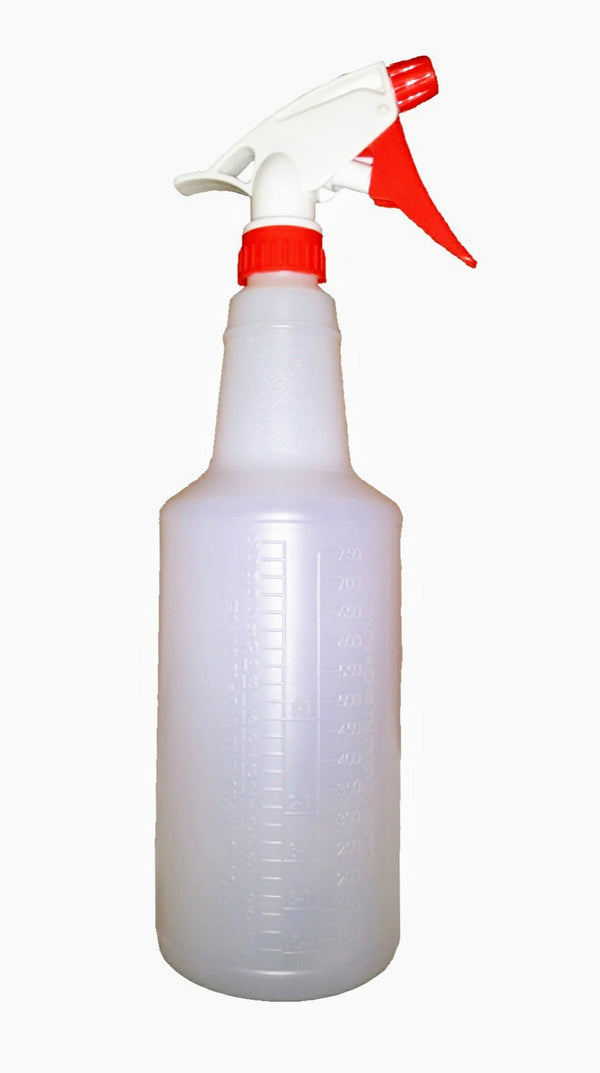 Spray Bottle-32oz-with Red Sprayer & Measuring Marks