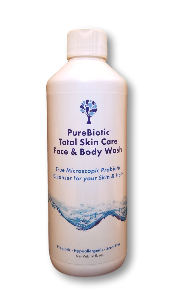 PureBiotic Total Skin Care Face & Body Wash - Scent-Free - 500 ml (16.91 fl. oz)